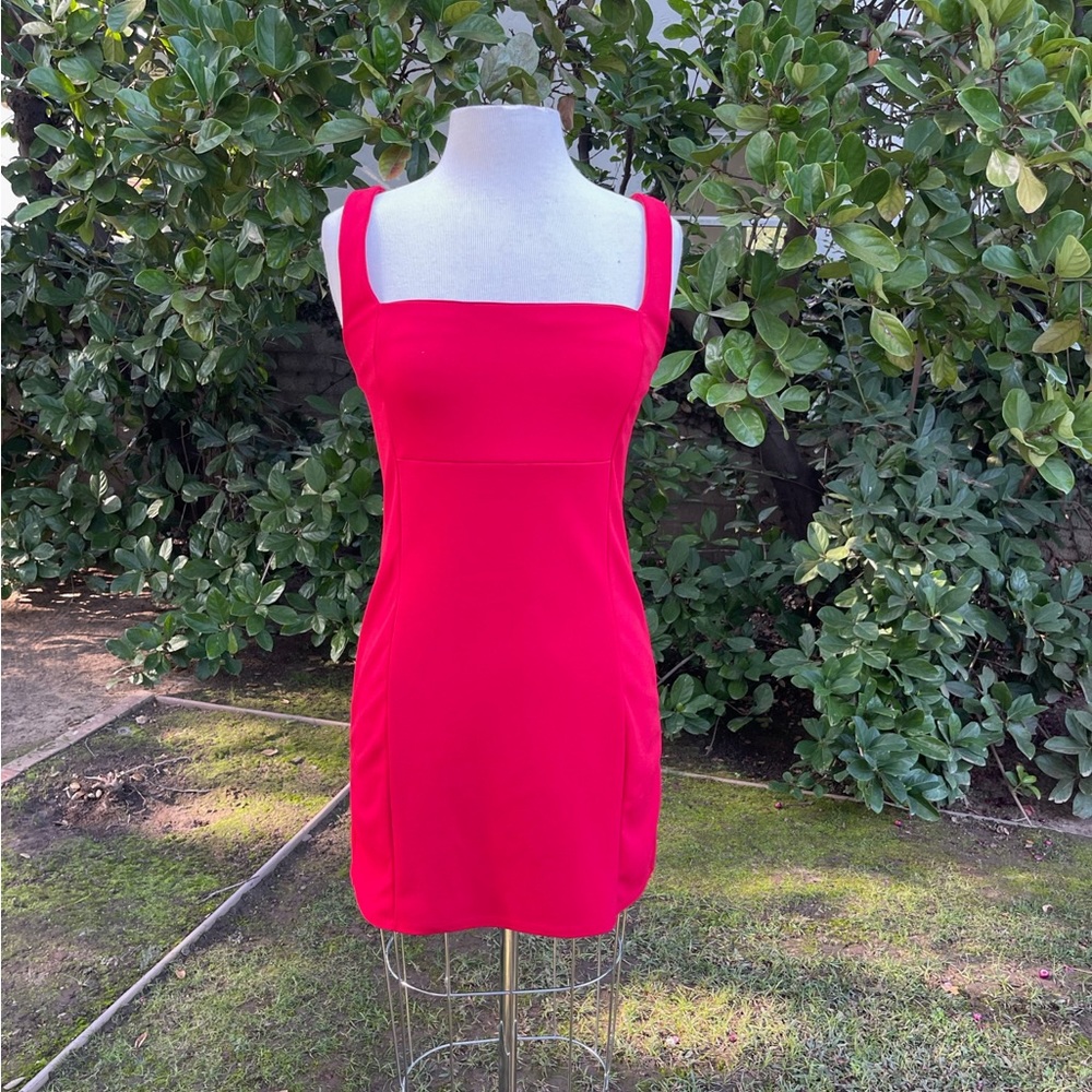 Oh My Love Red Mini Dress